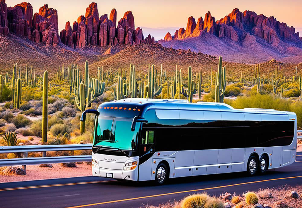 Charter bus service in Phoenix